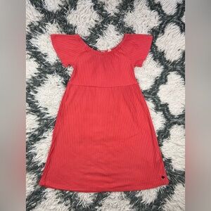 Roxy Girl Coral Short Sleeve Dress Size Large